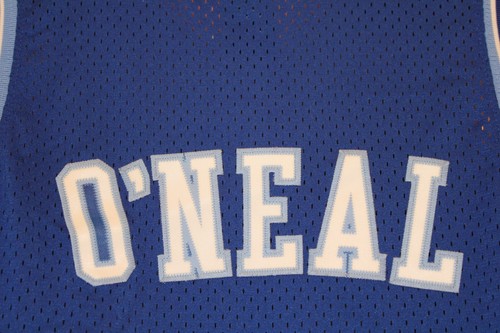 NIKE Team Los Angeles Lakers Shaq O'Neal #34 Blue Road Away Jersey XXL + 2" VTG - Picture 7 of 12