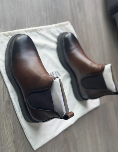ORIGINAL ZARA LEATHER CHELSEA BOOTS...NEVER WORN, 100% NEW. UK SIZE 11. - Picture 3 of 3