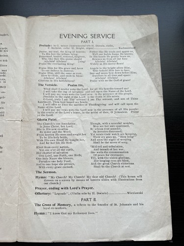 1930 Iglesia Luterana de San Juan, Nogal e Iglesia St., Reading, programa Pa. - Imagen 3 de 4