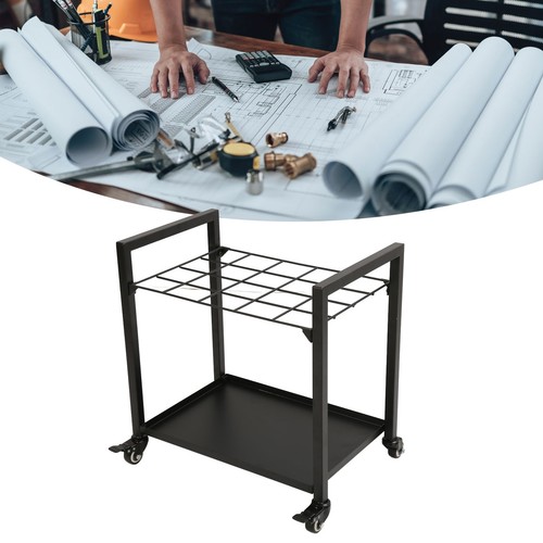 20 Fächer Bauplan Aufbewahrung Regal Wagen Bauplan Rolle Aktenhalter mit Rollen USA - Bild 13 von 24