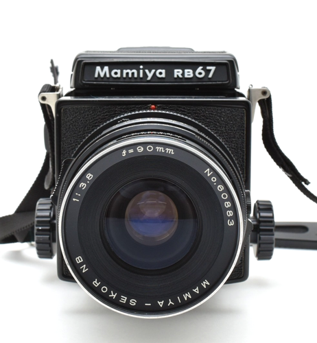 [Fast neuwertig mit Riemen] Mamiya RB67 Pro Mittelformat Sekor NB Objektiv 90 mm f/3,8 JAPAN