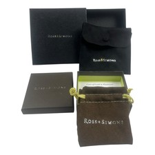 ROSS+SIMONS Jewelry Gift Box Black Dark Brown Textured Elegant Premium