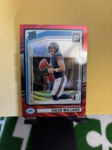 Panini Donruss 2024 - Clasificado novato Caleb Williams #327 vista previa óptica onda roja... - Imagen 2 de 5