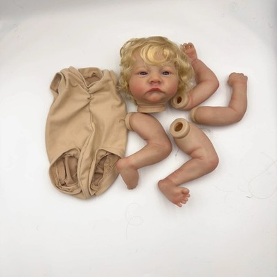 19'' Levi Reborn Baby Doll Painted Lifelike 3D Veins Cloth Body Included