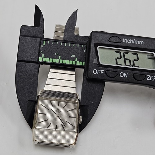 VINTAGE HAMILTON GENEVE UNIQUE CASE CAL 732 RECTANGULAR TANK WATCH SWISS - Picture 8 of 11