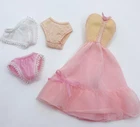 Barbie "Fancy Frills Lingerie" #3184 Vtg 1986 Doll Nightgown Dress + Underwear