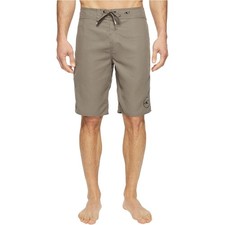 O'Neill Men's 38 Grey Santa Cruz Solid 2.0 Boardshorts Swim Beach Surf E5-1