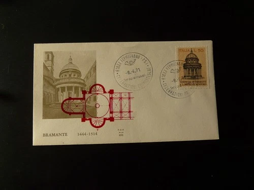 architecture Bramante FDC Italy 1971