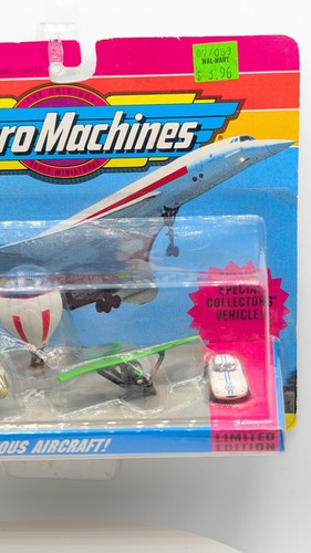 Vintage Galoob Micro Machines World Famous Aircraft 64000 Famous Flyers New - Picture 9 of 15