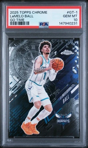 2025 Topps Chrome LaMelo Ball Base (PSA 10)