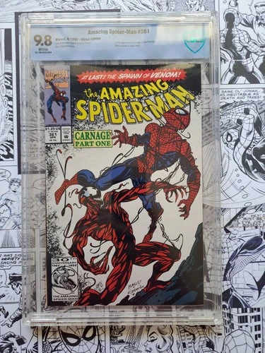 Amazing Spider-Man #361 CBCS 9.8 *CRACKED CASE* First Appearance of Carnage 1992