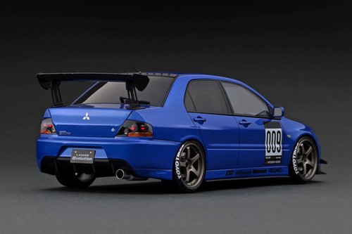 Coche modelo encendido IG2378 1/18 Mitsubishi Lancer Evolution IX CT9A modelo azul - Imagen 6 de 6