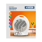 2kW Upright Fan Heater Portable Electric Fan 2 Heat Setting & Cold FH1P-2000W