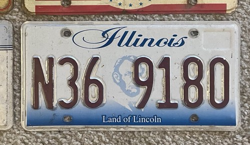 10 Pack of Rustic/Worn License Plates From ILLINOIS - Picture 11 of 11