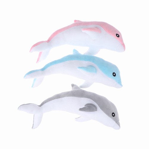 New 30cm Lovely Dolphin Plush Toys Stuffed Soft Cute Animal Dolls Sofa Decor - Picture 9 of 15