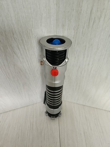 Hasbro Star Wars blaues Lichtschwert Lucasfilms nicht elektronisch 2002 Vintage einziehbar