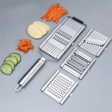 4 in1 Vegetable Slicer Stainless Steel Shredder Cutter Multi-Purpose Vegetable