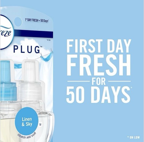 Febreze Plug Air Serene Vanilla Sunrise 2 (Pack) + Starter Kit - Picture 8 of 9