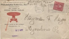 Advertising Cover Philadelphia PA Table Co Dining Table Red Graphic 1921