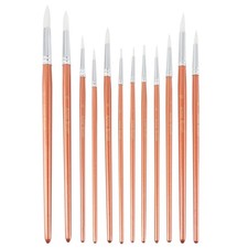  12 Pieces Matériel De Peinture À L'aquarelle Feutre Pinceau Stylo