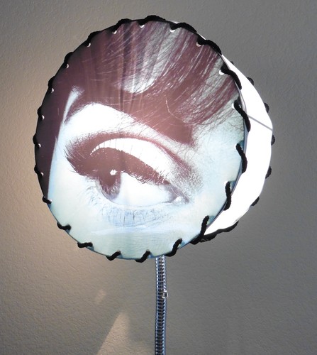 FOTOLUZ Art & Light LAMP "THE LOOK" Bloomingdale's NY RARE - Picture 2 of 8