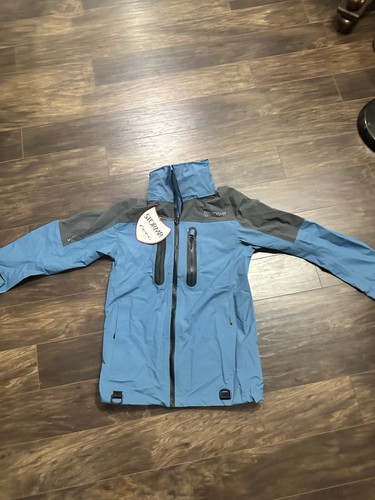 STORMR AERO FISHING RAIN JACKET - BLUE, SIZE SMALL - Picture 4 of 8