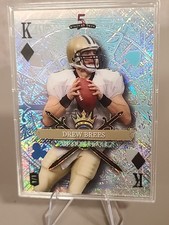DREW BREES 1/1 - Silver 2024 Wild Card 5 Card Draw