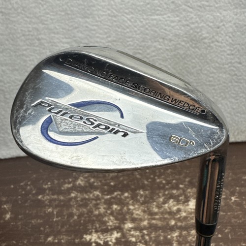 DW Golf PureSpin Diamond Face Lob Wedge 60º Steel Shaft Golf Pride Grip 37" RH - Picture 2 of 9