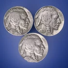 Lot of 3 Buffalo Nickel Coins with Full & Different Dates FAST SHIPPING