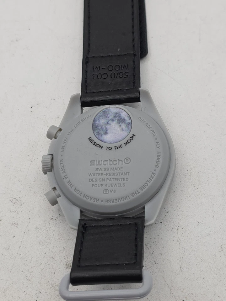 OMEGA x Swatch Mission to the Moon. Nuevo. Negro Foto 3 de 3