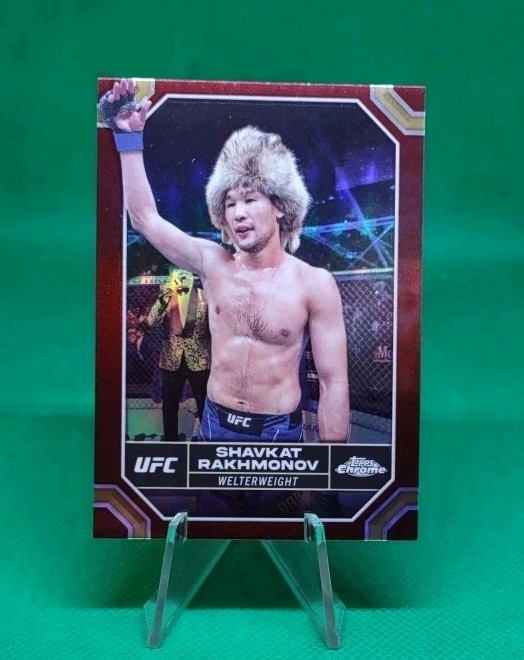 2024 Topps Chrome UFC Magenta Shavkat Rakhmonov