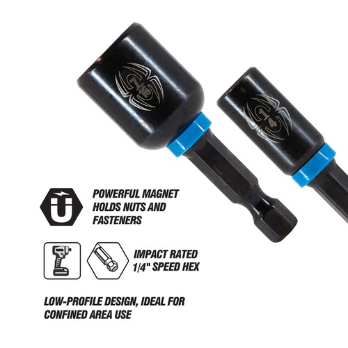 Spyder 3-Inch 1/4-Inch x 1/4-Inch Magnetic Torsion Bit Driver Holder 19068 - Picture 2 of 2