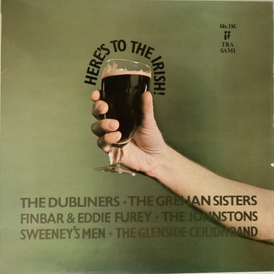 VARIOUS ARTISTS LP VINYL RECORD  HERE S TO THE IRISH  (TRANSATLANTIC)