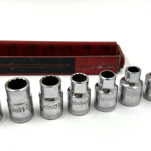 Mac Tools 14pc 3/8 12pt Metric Socket Set. 6mm-19mm - Picture 6 of 15