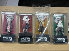 FiGPiN Demon Slayer Nezuko #379 Giyu #489 Zenitsu #381 Tanjiro #378 new lot of 4