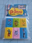 Dr. Seuss Book Shaped Erasers, Set Of 6, Brand New SEALED