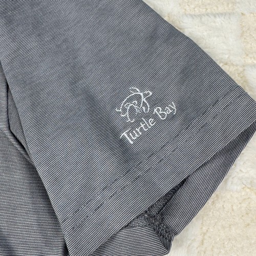 Travis Mathew Mens Polo Gray Size Medium Turtle Bay Sleeve Logo - Picture 6 of 12