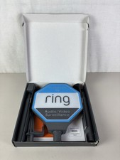 RING Solar Yard Sign Lights Up Authentic Security Surveillance New Open Box