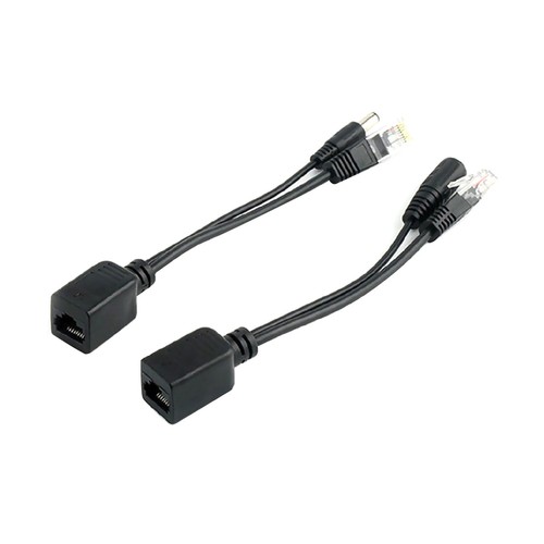 12V POE Adapter Cable Cord RJ45 Injector Splitter Network Power over Ethernet - Afbeelding 2 van 11