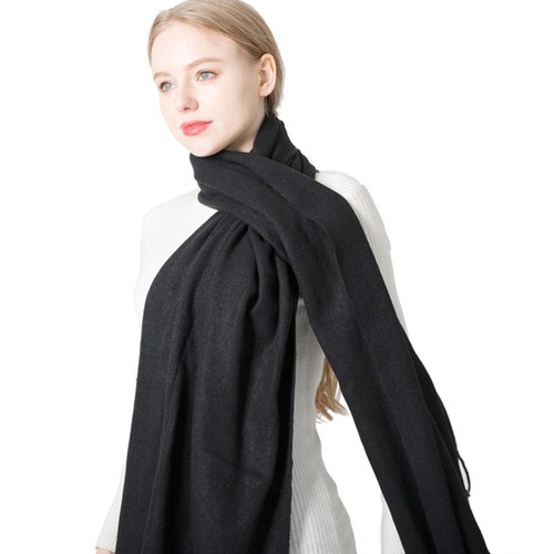 Warm Scarf Women's Miss Multifunctional Knitting Thick Loose Shawl - Imagen 10 de 12