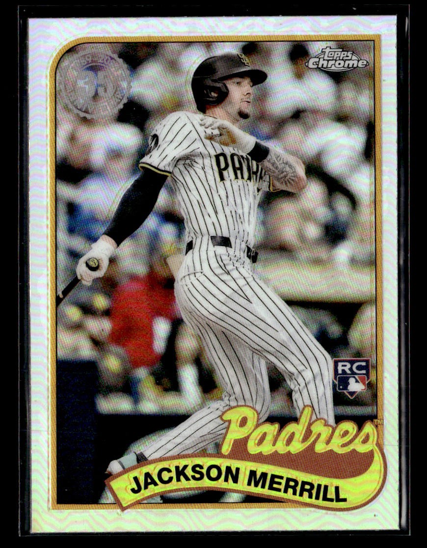 2024 Topps Chrome Update #89CU-9 Jackson Merrill 1989 35th Anniversary card