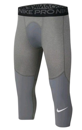 Nike Boys 3/4 Length Compression Pants Size Small - Picture 1 of 2
