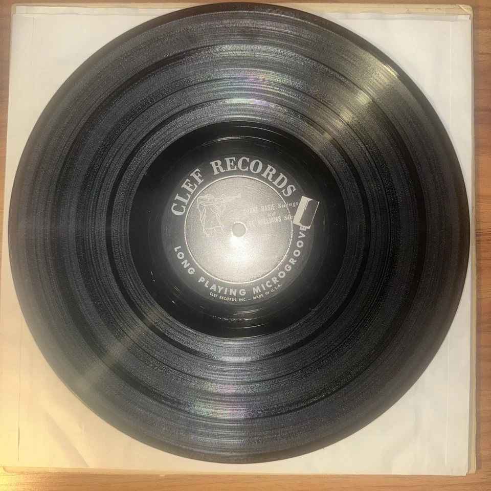 Count Basie Swings Joe Williams Sings - долгоиграющая пластинка - Clef Records MG C-678 - Изображение 3 из 4