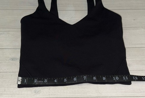 Lululemon Athletica W1DTWS Align Tank Top 2 Solid Black Nulu Fabric (No Cups) - Foto 5 di 6