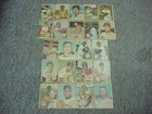 1967 TOPPS PIN-UPS INSERT POSTERS LOT OF 22 DIFFERENT NICE START TO COMPLETE SET