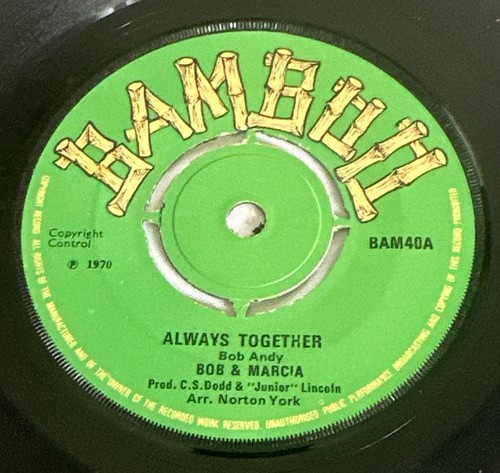 Bob & Marcia - Always Together - 1970 UK Reggae See Description - Imagen 3 de 6