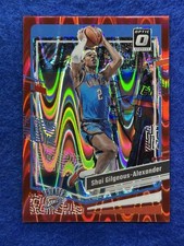 2023-24 Donruss Optic Shai Gilgeous-Alexander Red Seismic #/130 SP OKC Thunder