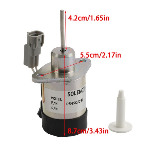 PS45CZ250 Kraftstoffabsperrung Stopp Magnet Für Kubota Stellantrieb Magnet - Picture 2 of 12