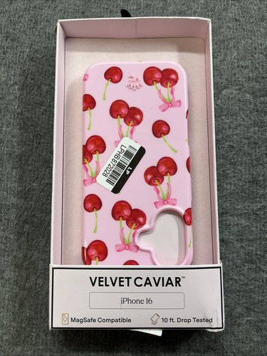 Funda VELVET CAVIAR iPhone 16 - Sweet Cherry