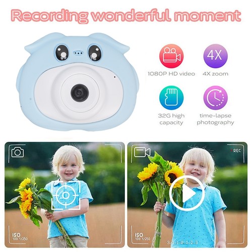 Blue Children's Digital Camera 8MP HD Kids Camera 1080P Video Recorder 2.0 SLK - Picture 3 of 12